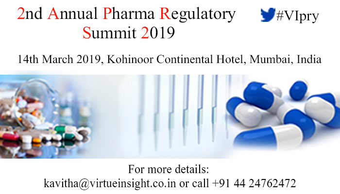  2nd Annual Pharma Regulatory Summit 2019